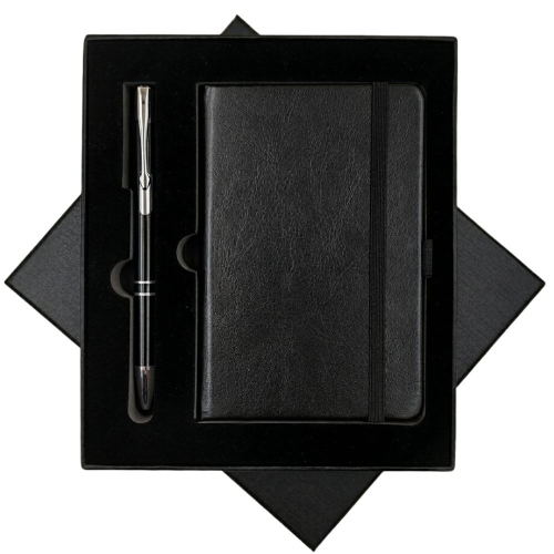 Bloco De Anotação + Caneta + Caixa.-A6-P + 9997B + BOX.