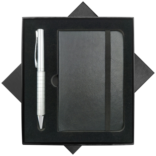 Kit Bloco de Anotações, Caneta e Caixa-A6-6+5050BSL+A6-BOX