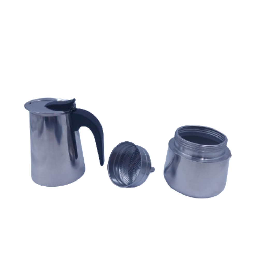 Cafeteira Italiana 4 Xícaras De Inox Manual Expresso  300ml