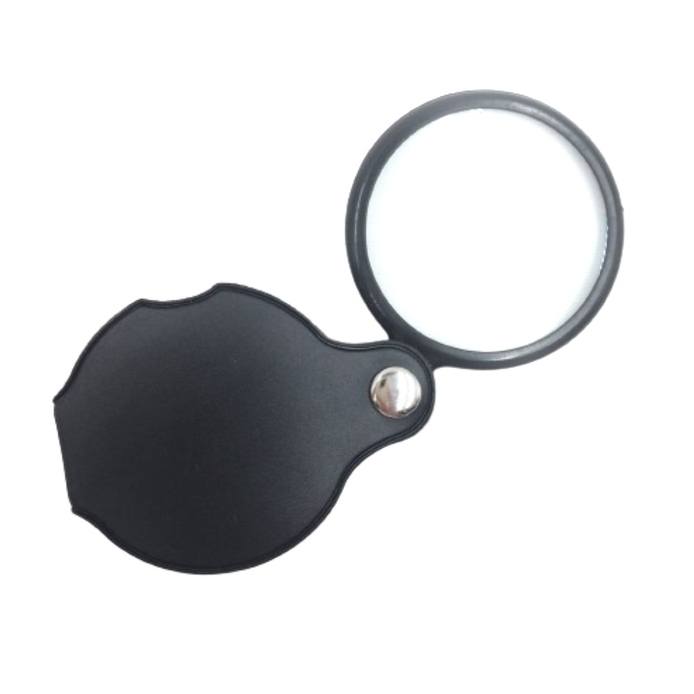 Lupa de Bolso Ø50mm Com Capa Protetora-SG-P50